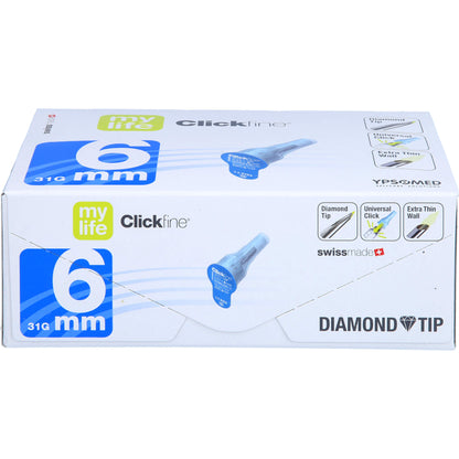 CLICKFINE Universal 6 Kanülen 0,25x6 mm 100 St