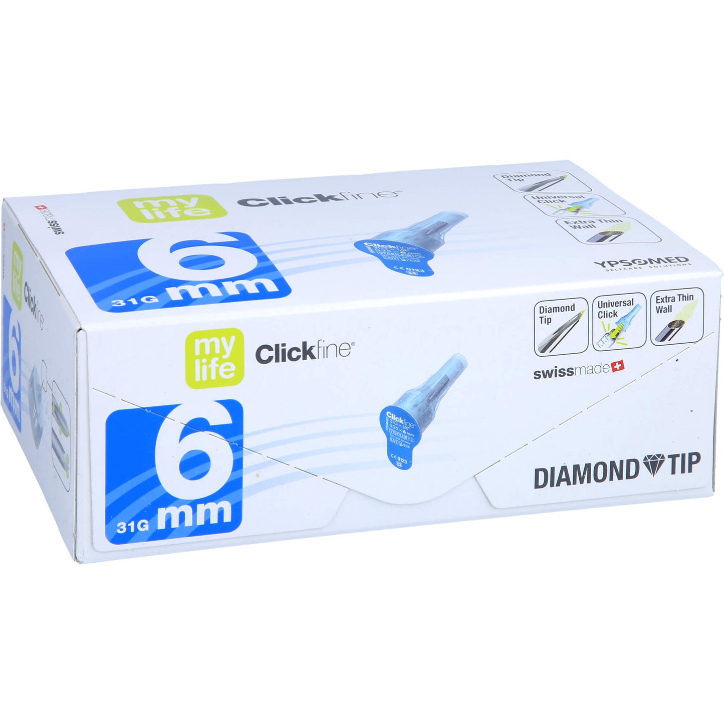 CLICKFINE Universal 6 Kanülen 0,25x6 mm 100 St