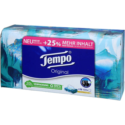TEMPO Original Taschentücher Box 1X100 St