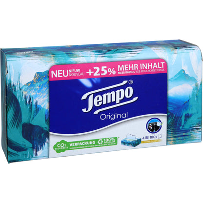 TEMPO Original Taschentücher Box 1X100 St