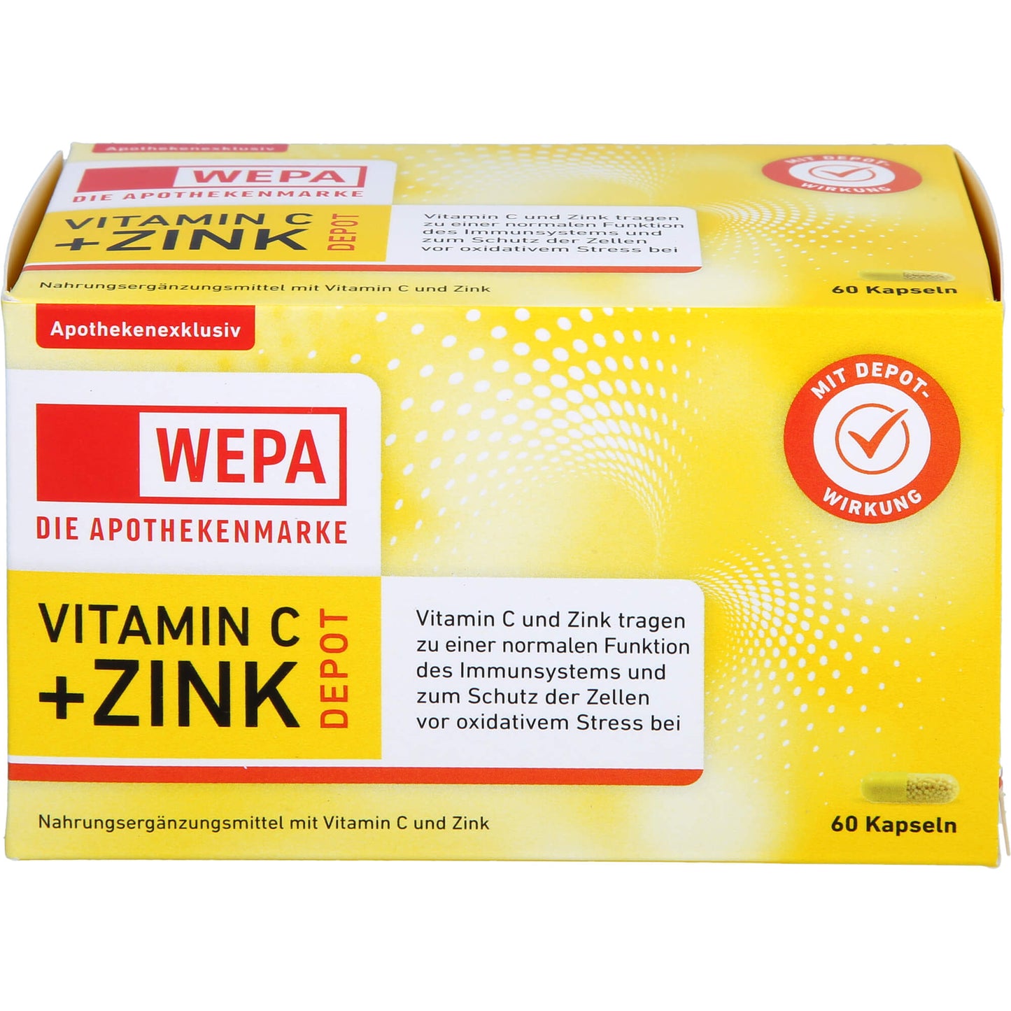 WEPA Vitamin C + Zink Kapseln 60 ST