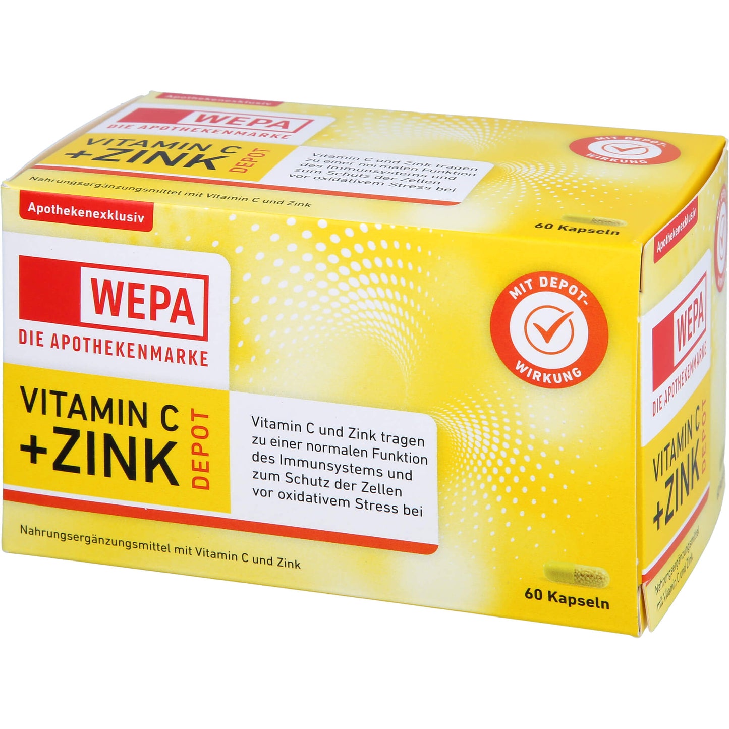 WEPA Vitamin C + Zink Kapseln 60 ST