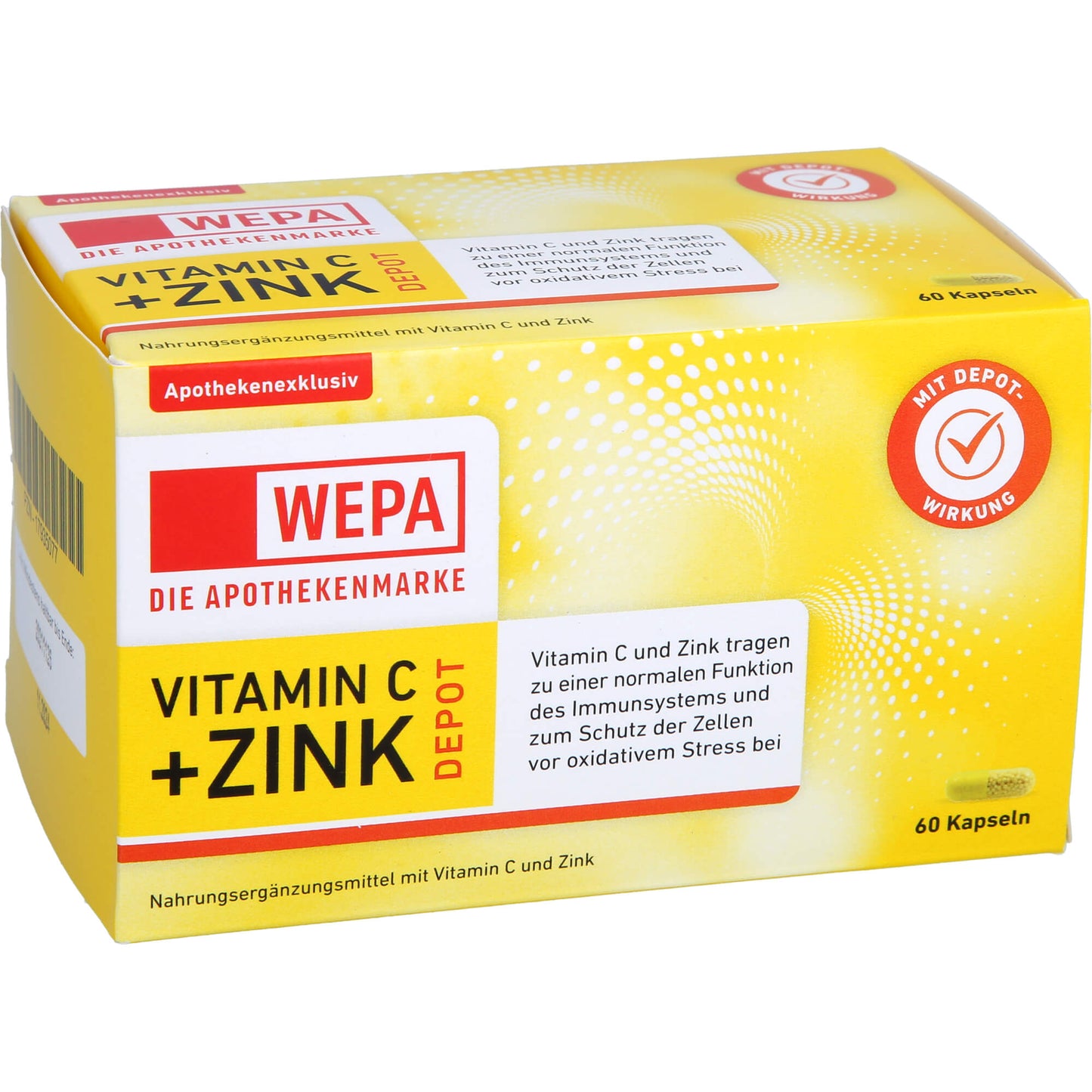 WEPA Vitamin C + Zink Kapseln 60 ST