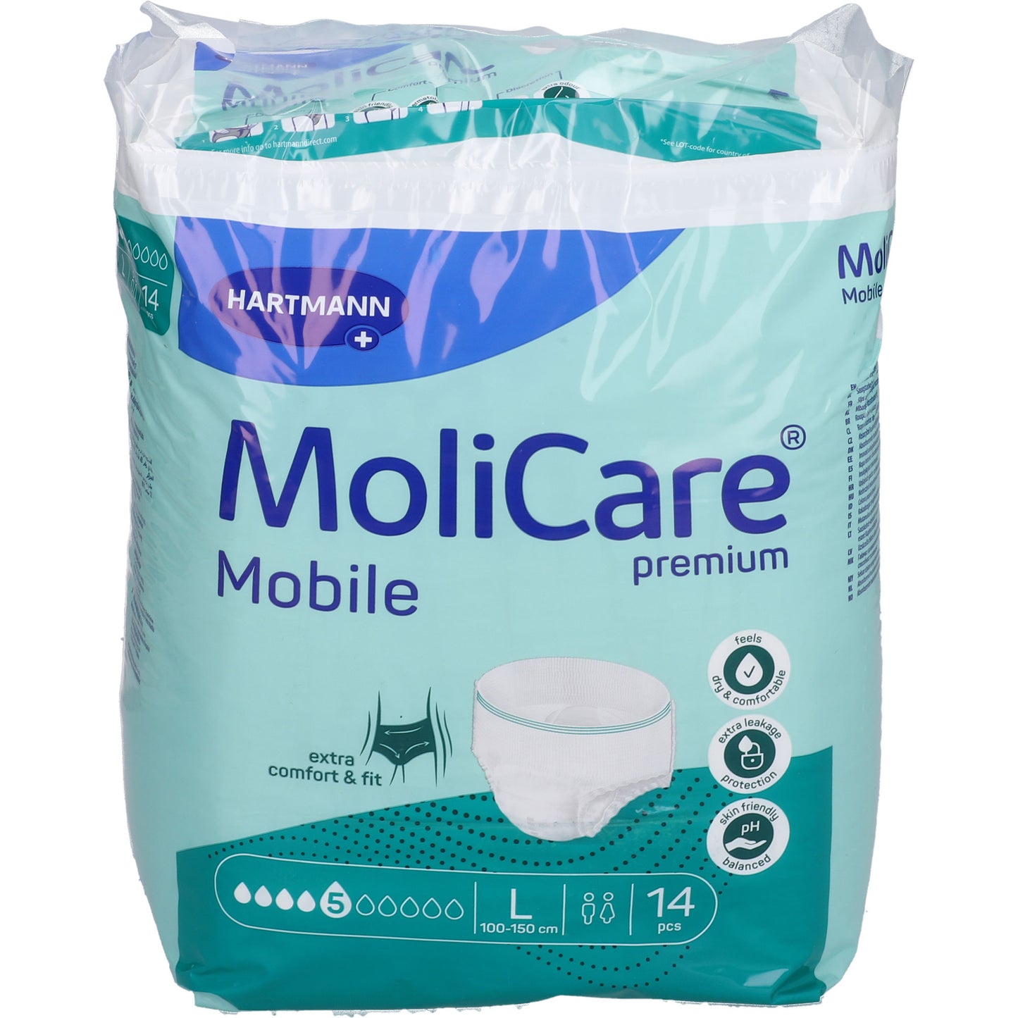 MOLICARE Premium Mobile 5 Tropfen Gr.L 14 St