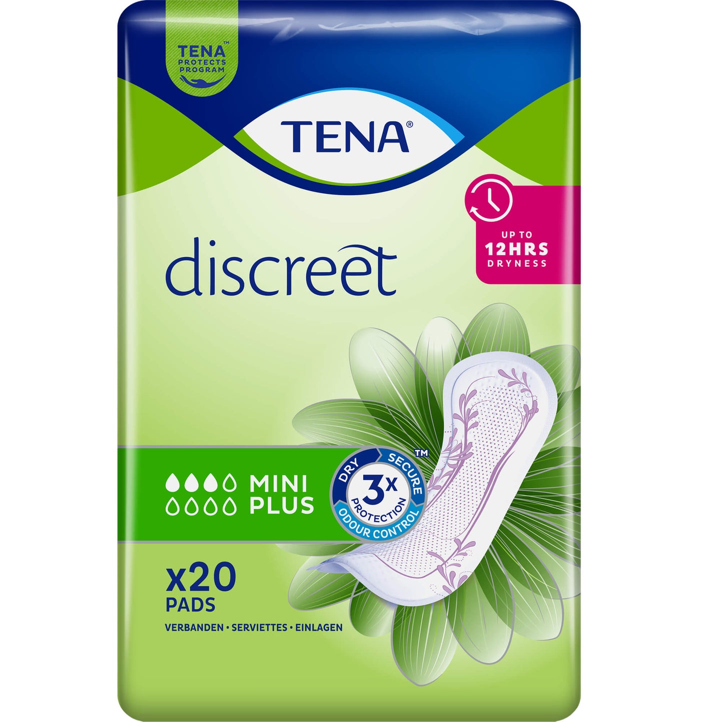 TENA DISCREET Inkontinenz Einlagen mini plus 20 St