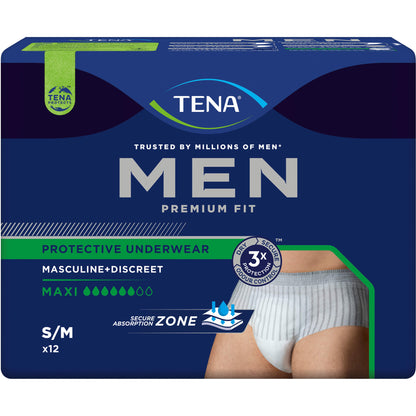 TENA MEN Premium Fit Inkontinenz Pants maxi S/M 12 St