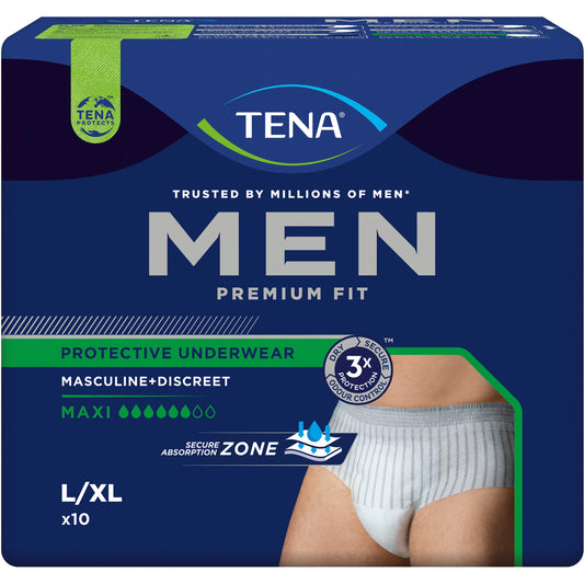 TENA MEN Premium Fit Inkontinenz Pants maxi L/XL 10 St