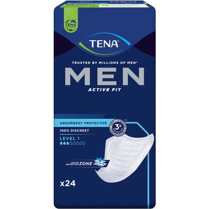 TENA MEN Active Fit Level 1 Inkontinenz Einlagen 24 St