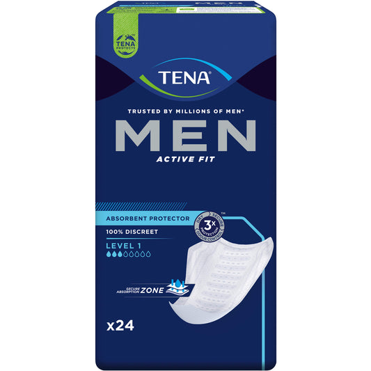 TENA MEN Active Fit Level 1 Inkontinenz Einlagen 24 St