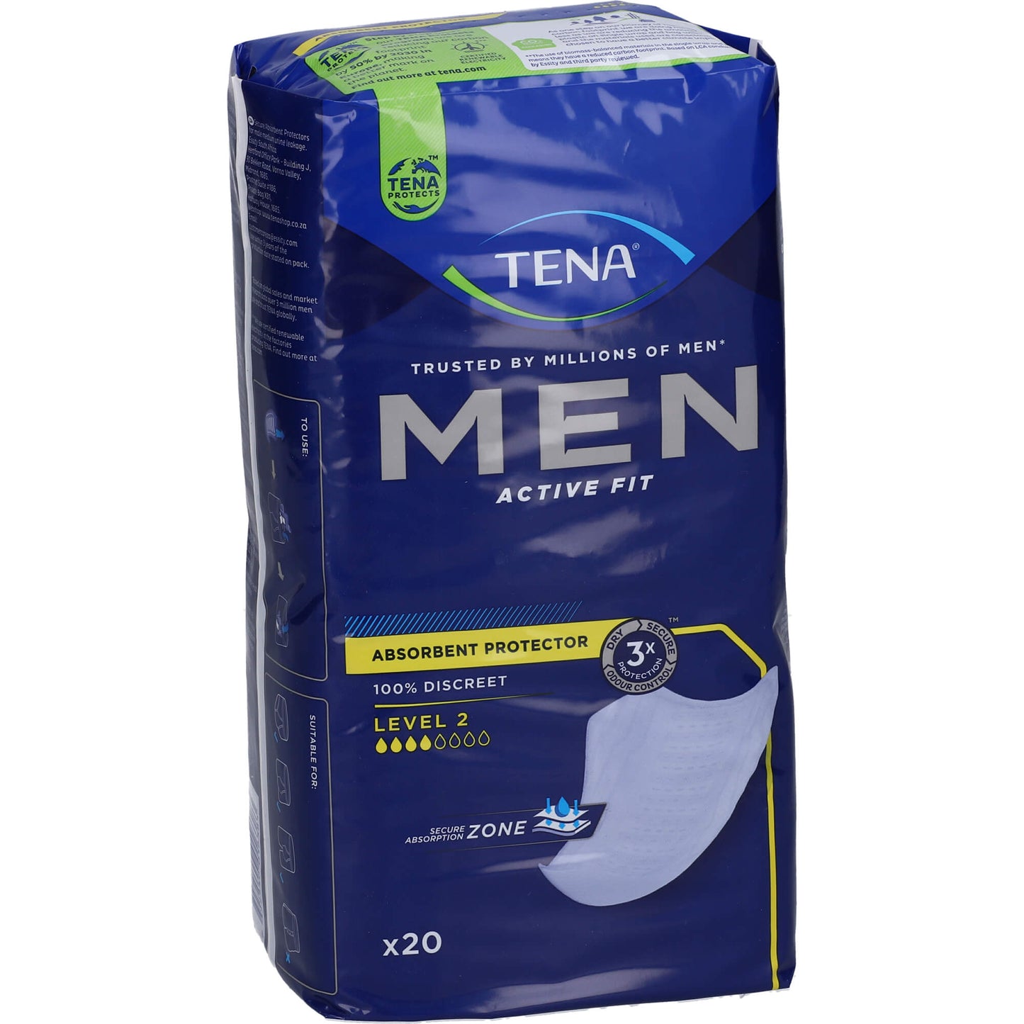 TENA MEN Active Fit Level 2 Inkontinenz Einlagen 20 St