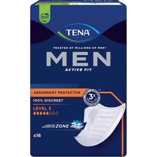 TENA MEN Active Fit Level 3 Inkontinenz Einlagen 16 St