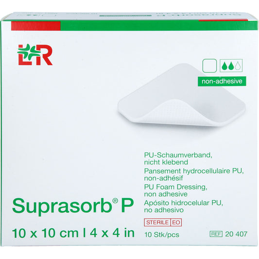 SUPRASORB P PU-Schaumv.nicht klebend 10x10 cm 10 St