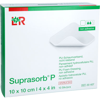 SUPRASORB P PU-Schaumv.nicht klebend 10x10 cm 10 St