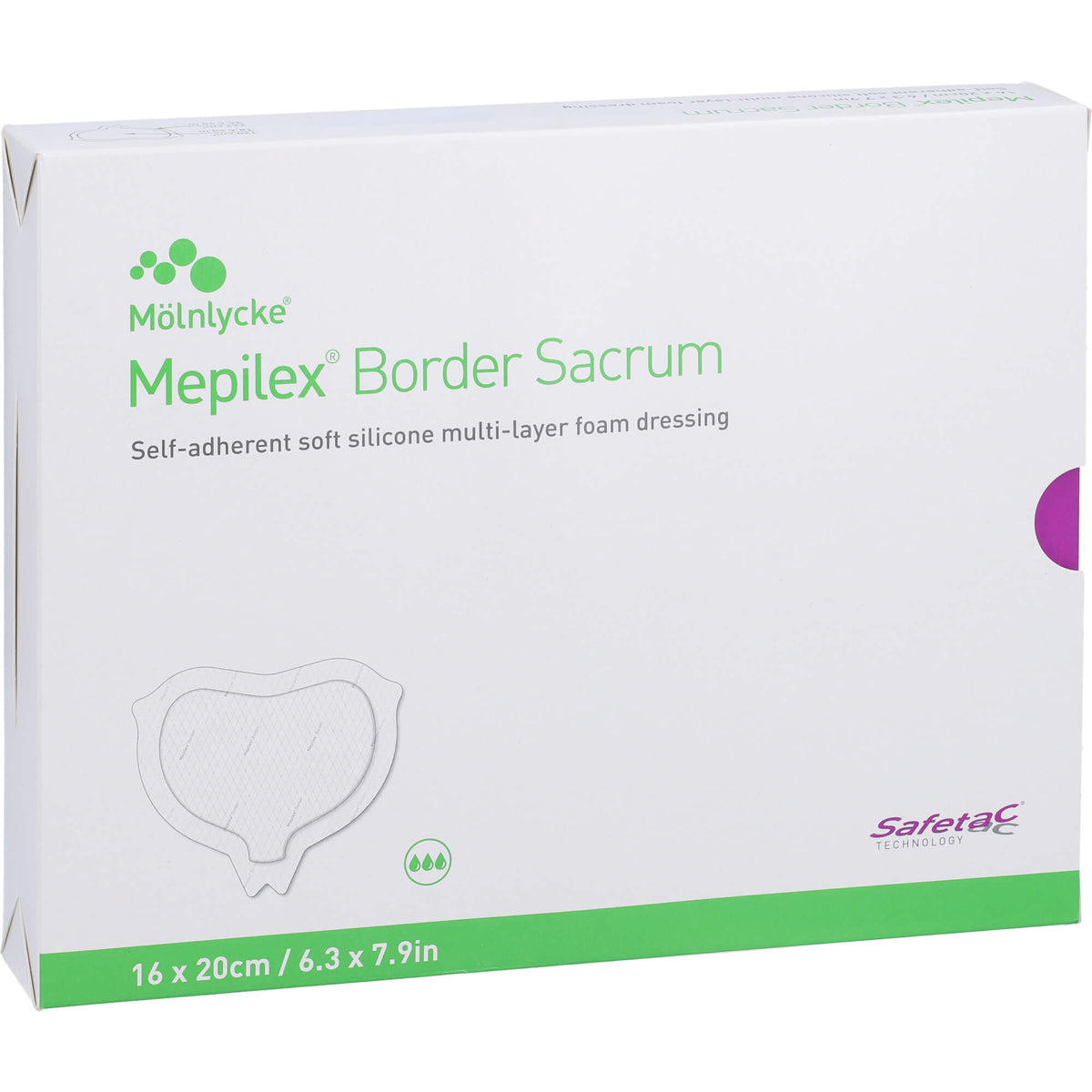 MEPILEX Border Sacrum Schaumverb.16x20 cm steril 10 ST