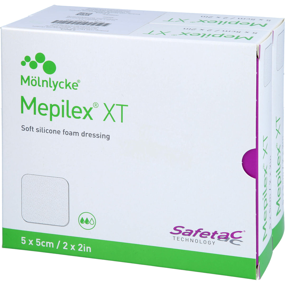 Mepilex XT 5x5 cm Schaumverband 10 ST