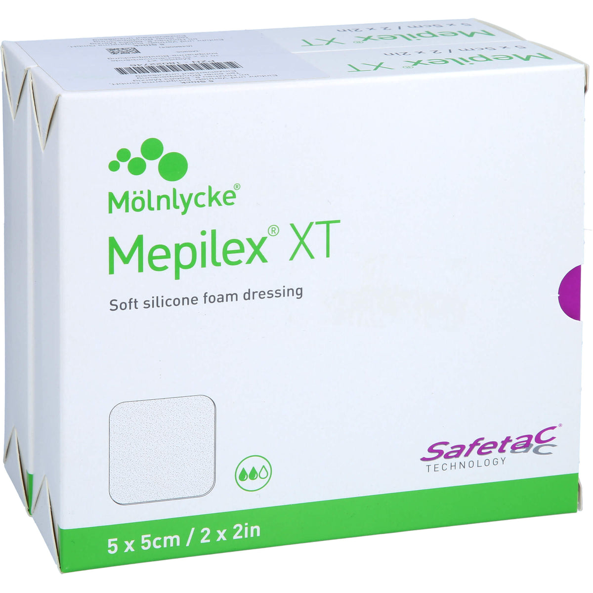 Mepilex XT 5x5 cm Schaumverband 10 ST