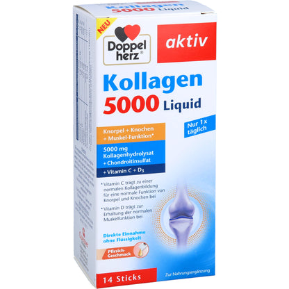 DOPPELHERZ Kollagen 5000 Liquid Sticks 14X10 ml
