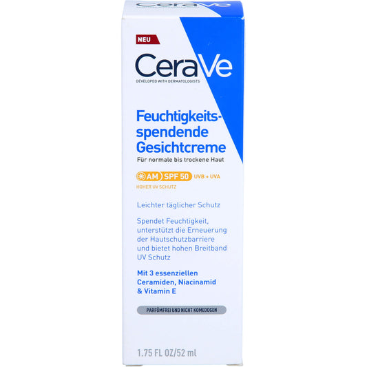Cerave FEUCHTIGKEITSSPENDENDE GESICHTSCREME SPF50 52 ML