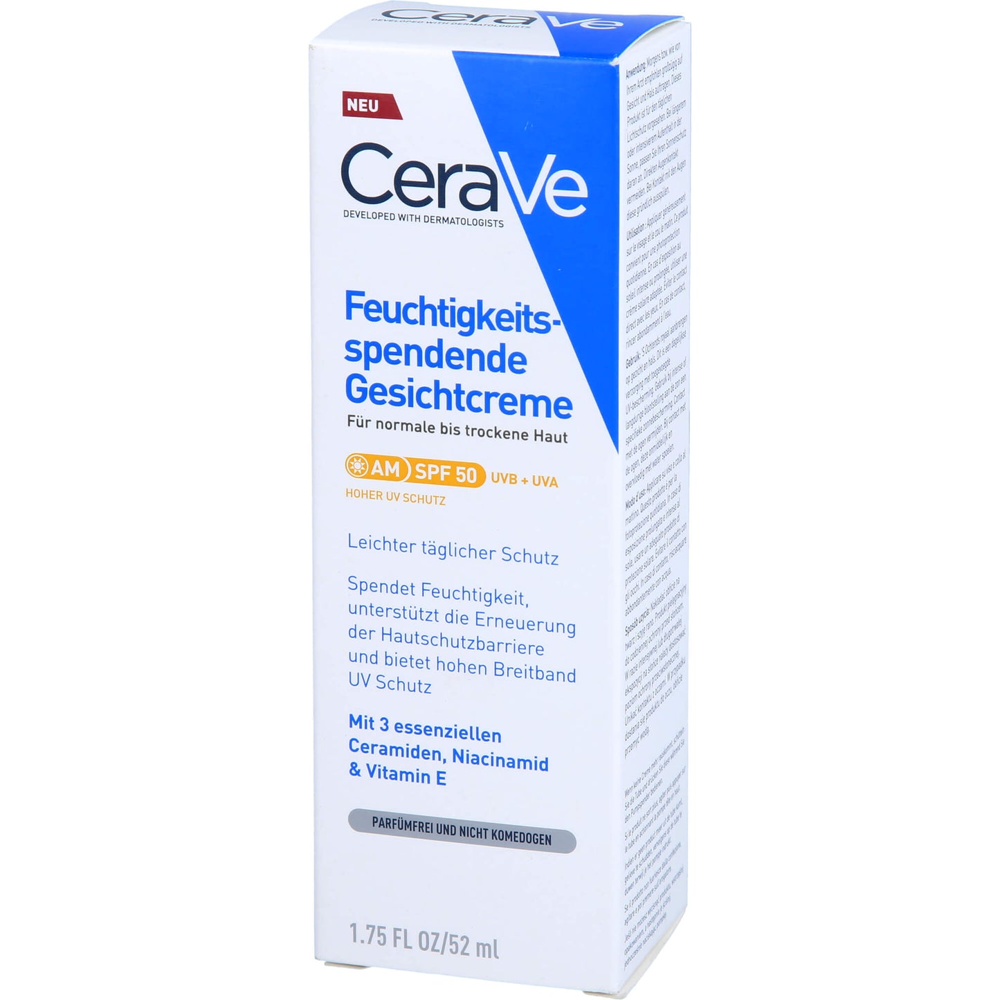 Cerave FEUCHTIGKEITSSPENDENDE GESICHTSCREME SPF50 52 ML