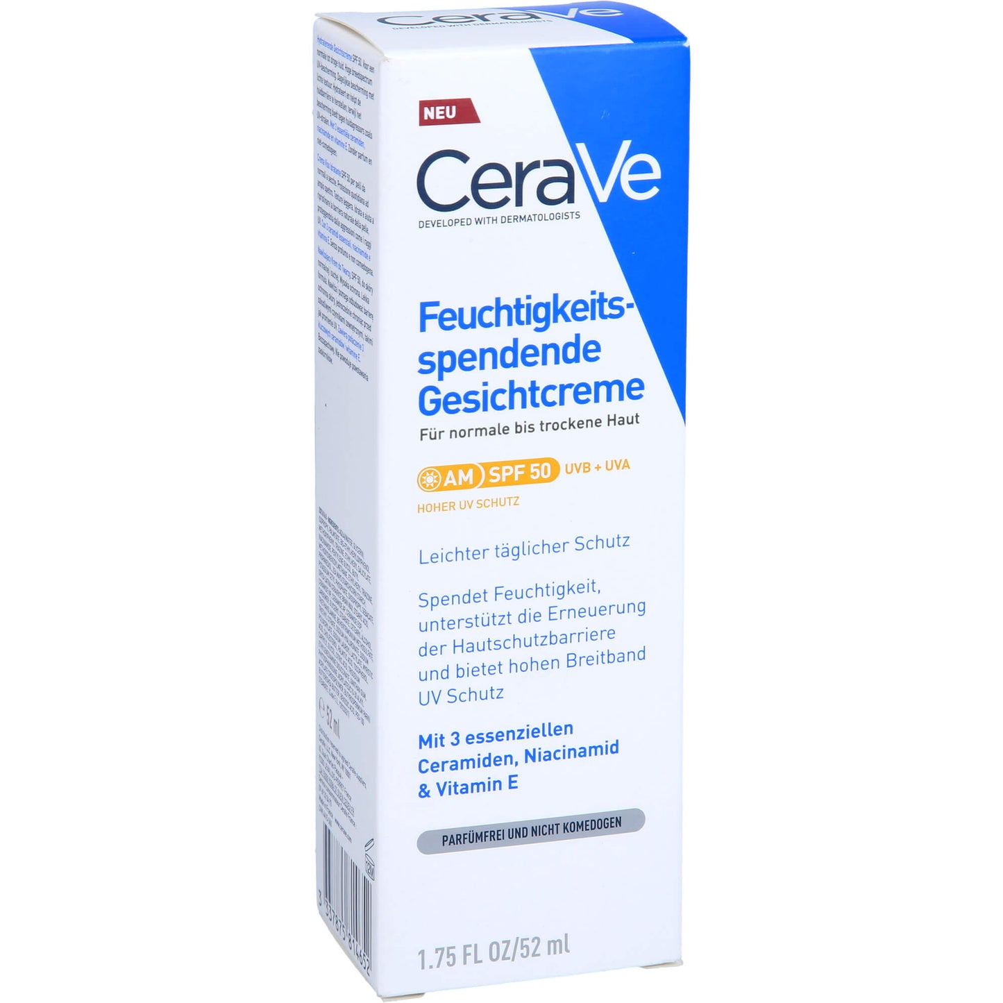 Cerave FEUCHTIGKEITSSPENDENDE GESICHTSCREME SPF50 52 ML