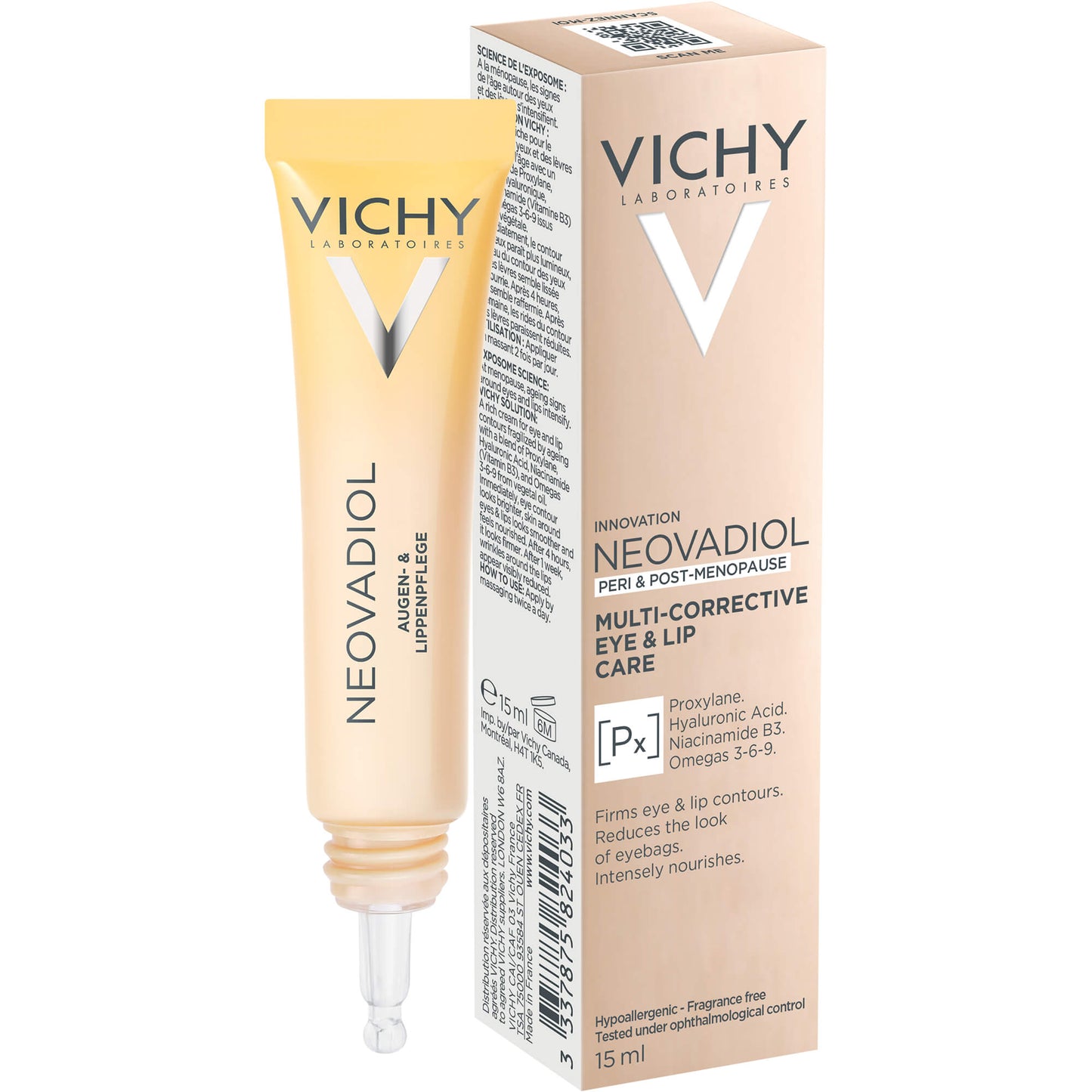 VICHY NEOVADIOL Augen- & Lippenpflege Creme 15 ml