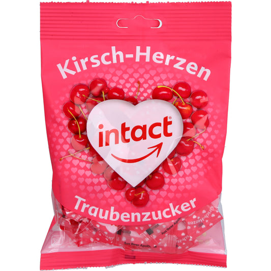 INTACT Traubenzucker Beutel Herzen 75 g