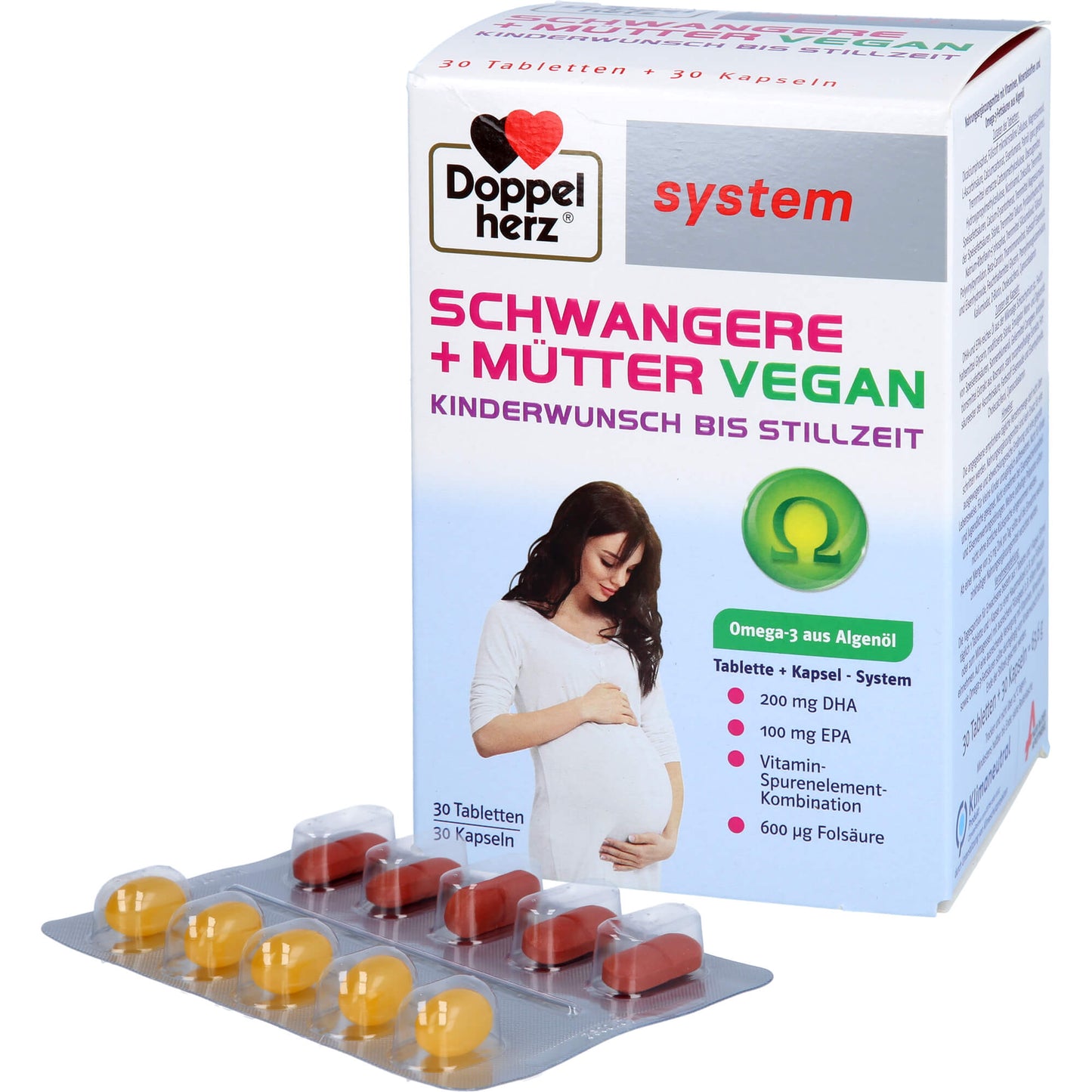 DOPPELHERZ Schwangere+Mütter vegan syst.Kombipack. 60 St