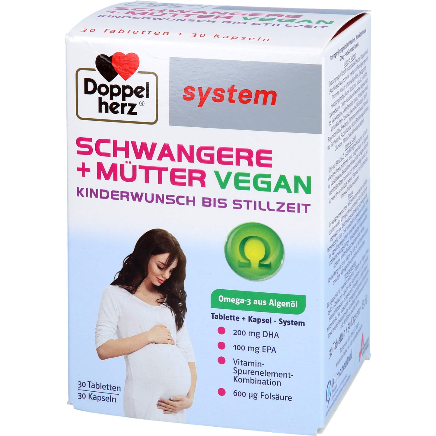 DOPPELHERZ Schwangere+Mütter vegan syst.Kombipack. 60 St