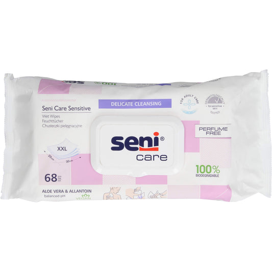 Seni Care Feuchtpflegetücher Sensitive 68 ST