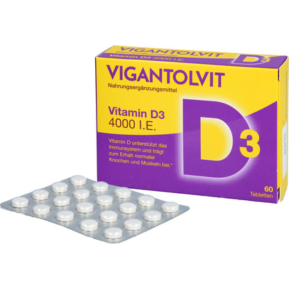VIGANTOLVIT 4000 I.E. Vitamin D3 Tabletten 60 St