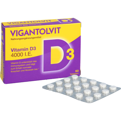 VIGANTOLVIT 4000 I.E. Vitamin D3 Tabletten 60 St