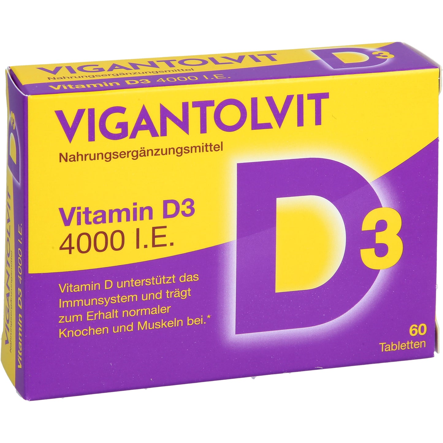 VIGANTOLVIT 4000 I.E. Vitamin D3 Tabletten 60 St