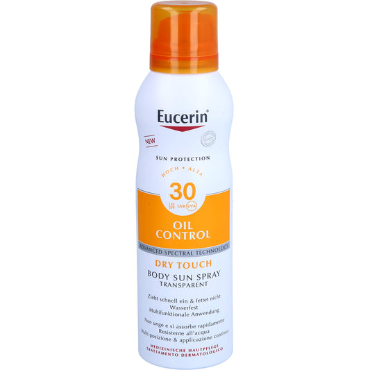 EUCERIN Sun Oil Control Body Transp.Aerosol LSF 30 200 ml
