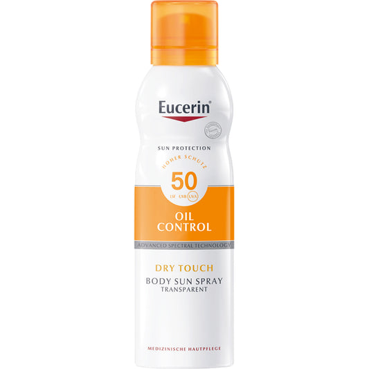 EUCERIN Sun Oil Control Body Transp.Aerosol LSF 50 200 ml