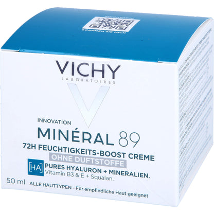 VICHY MINERAL 89 Creme ohne Duftstoffe 50 ml
