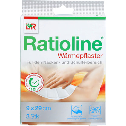 RATIOLINE Wärmepflaster Nacken/Schulter 9x29 cm 3 St