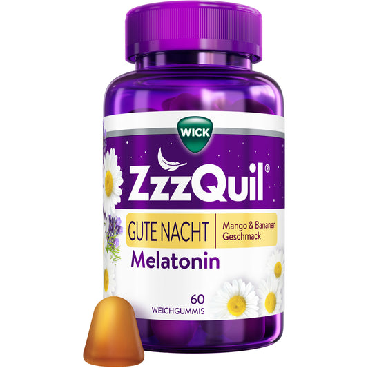 WICK ZzzQuil Gute Nacht Mango & Banane 60 St