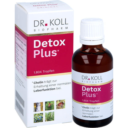 DETOX Plus Dr.Koll Gemmo Komplex Cholin Tropfen 50 ml