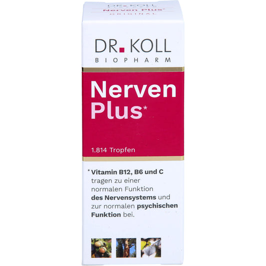 NERVEN PLUS Dr.Koll Gemmo Kompl.Vit.B12 B6 Tropfen 50 ml