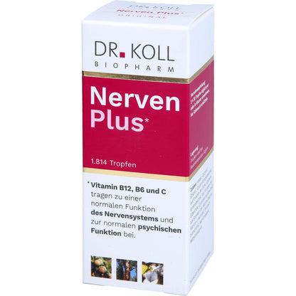 NERVEN PLUS Dr.Koll Gemmo Kompl.Vit.B12 B6 Tropfen 50 ml
