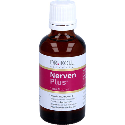 NERVEN PLUS Dr.Koll Gemmo Kompl.Vit.B12 B6 Tropfen 50 ml