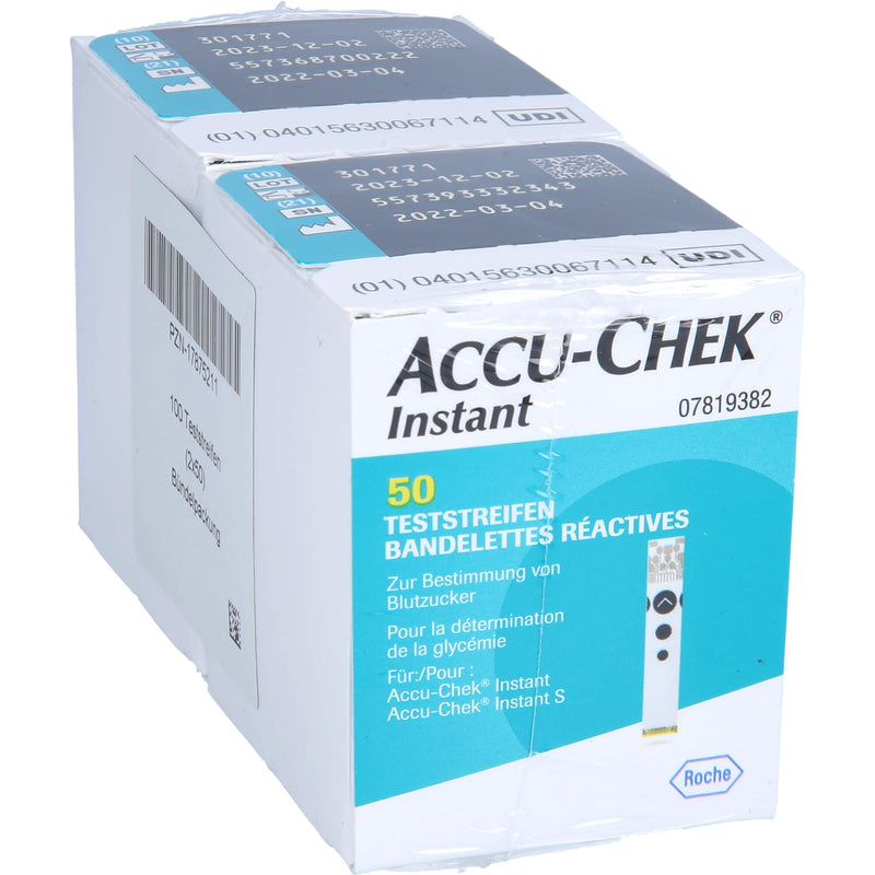 ACCU CHEK INSTANT TESTSTRE 2X50 St