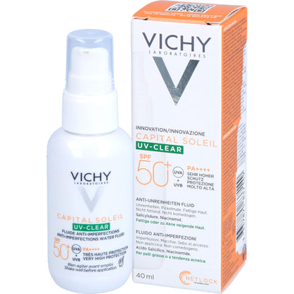 VICHY CAPITAL Soleil UV-Clear LSF 50+ 40 ml