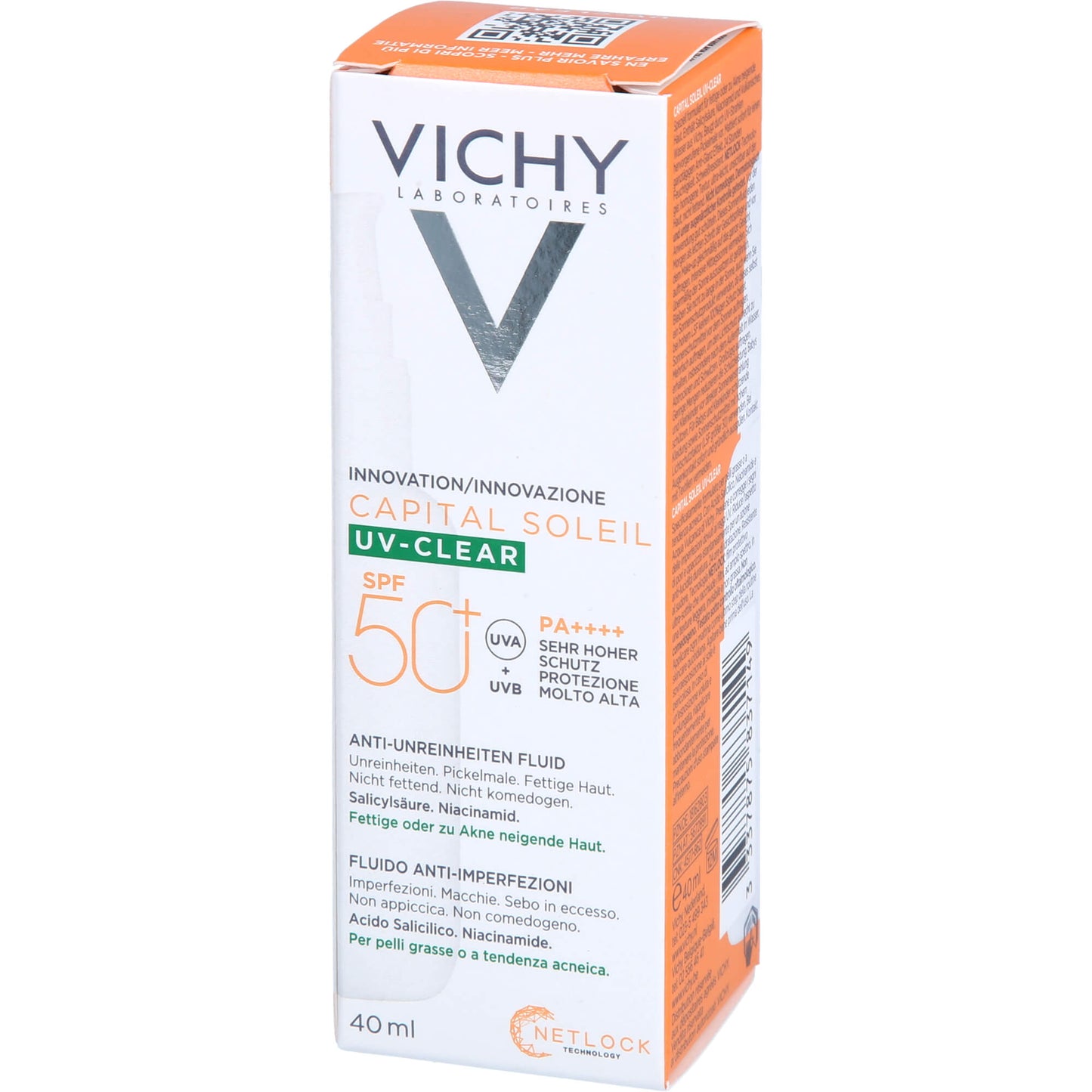 VICHY CAPITAL Soleil UV-Clear LSF 50+ 40 ml