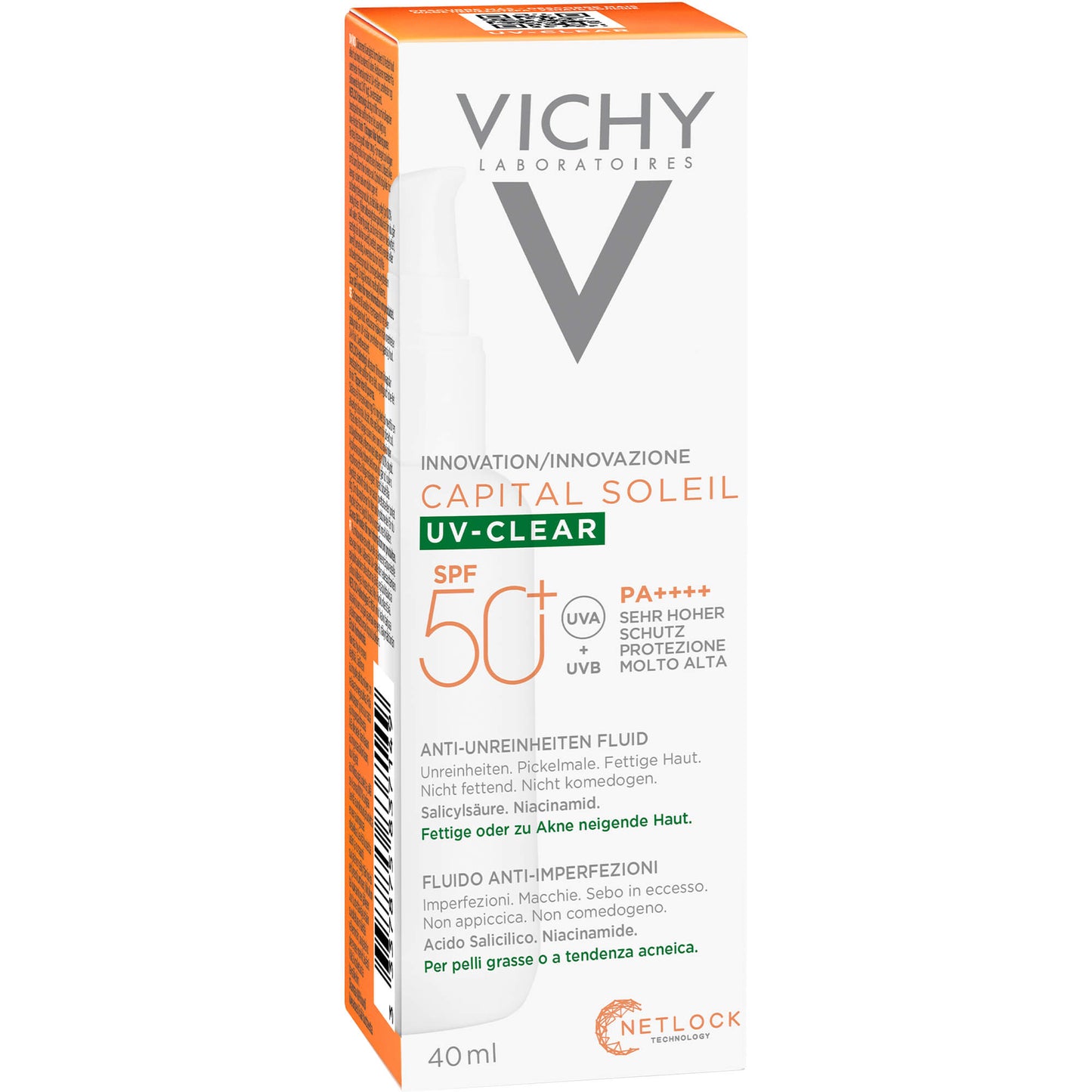 VICHY CAPITAL Soleil UV-Clear LSF 50+ 40 ml