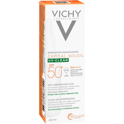 VICHY CAPITAL Soleil UV-Clear LSF 50+ 40 ml