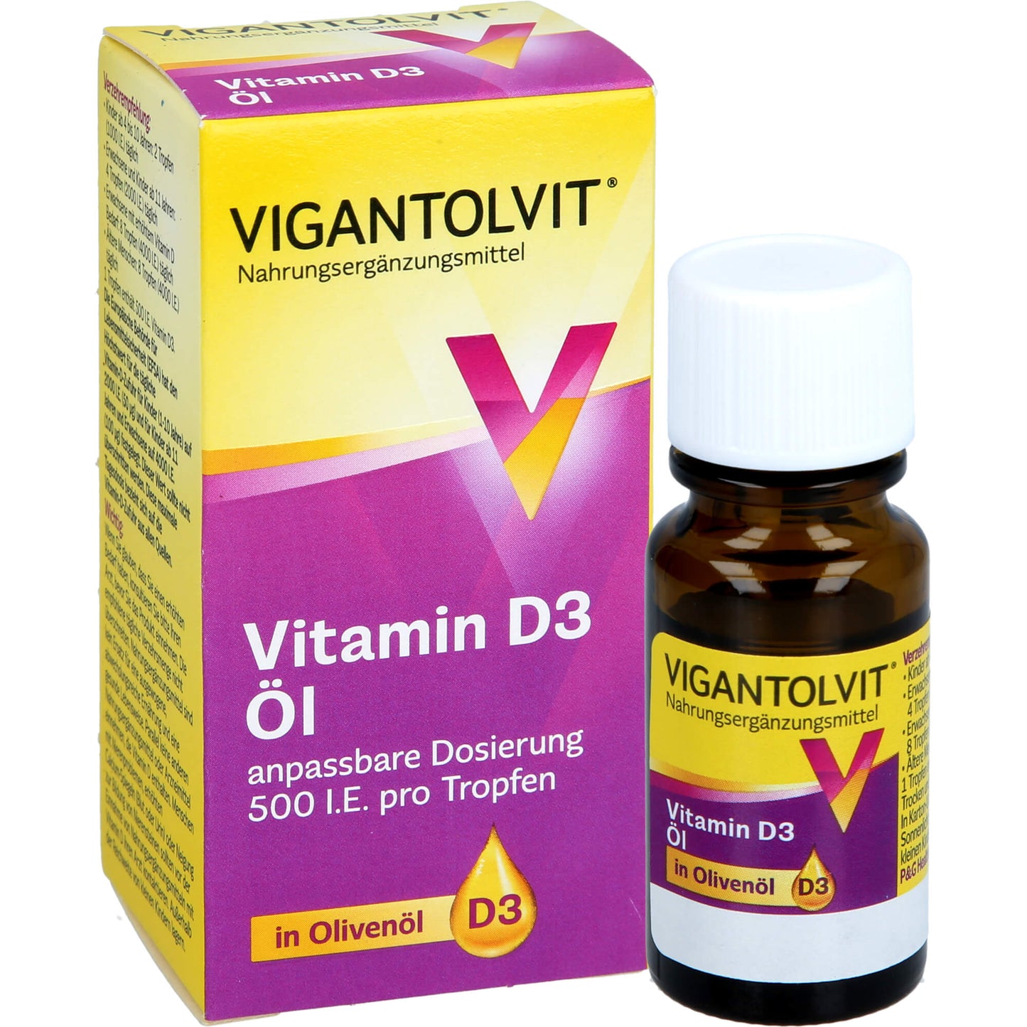 VIGANTOLVIT 500 I.E./Tropfen D3 Öl 10 ml