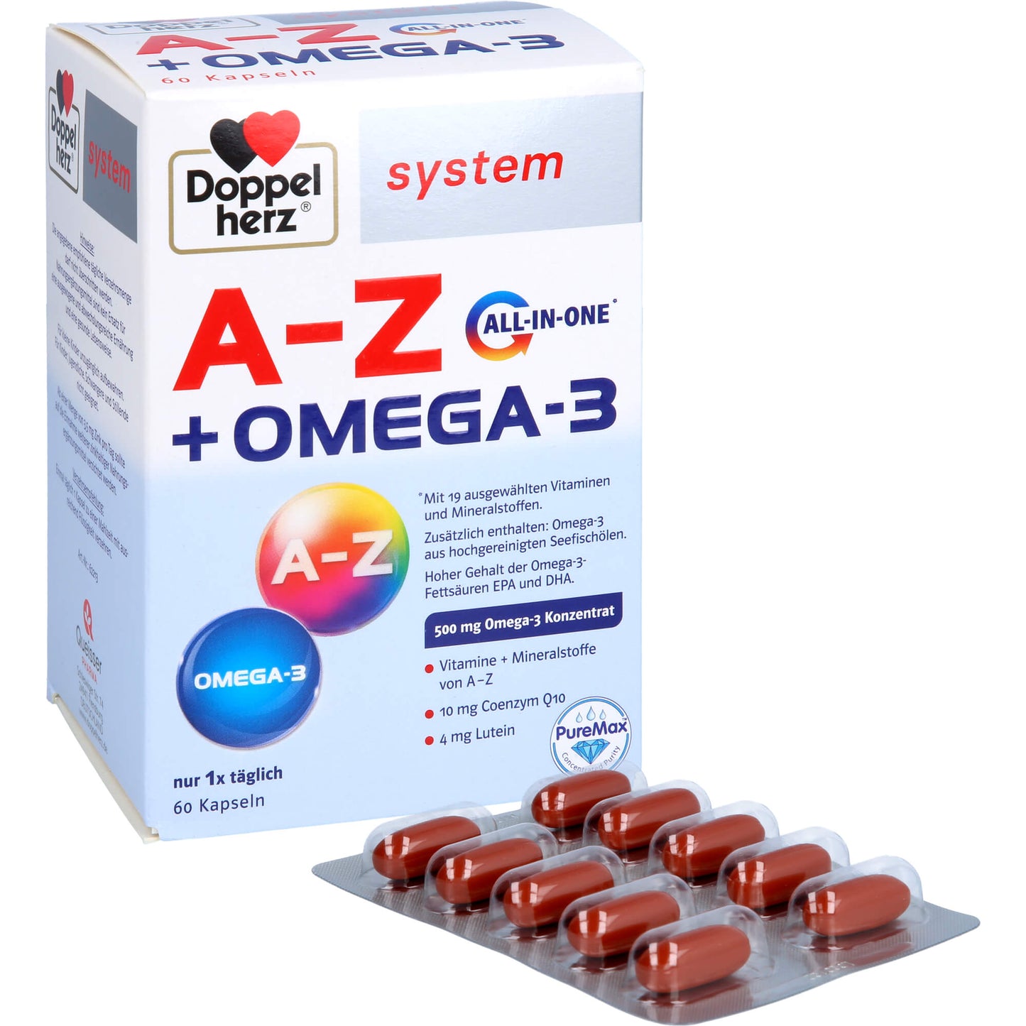 DOPPELHERZ A-Z+Omega-3 all-in-one system Kapseln 60 St
