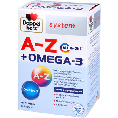 DOPPELHERZ A-Z+Omega-3 all-in-one system Kapseln 60 St
