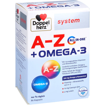 DOPPELHERZ A-Z+Omega-3 all-in-one system Kapseln 60 St
